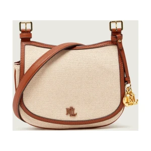 LAUREN RALPH LAUREN Listonoszka MARCY | z dodatkiem skóry