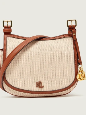 LAUREN RALPH LAUREN Listonoszka MARCY | z dodatkiem skóry beżowy