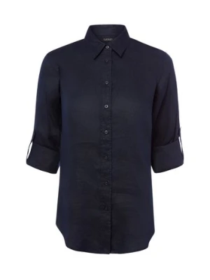 Lauren Ralph Lauren Lniana bluzka damska Kobiety len biały jednolity,