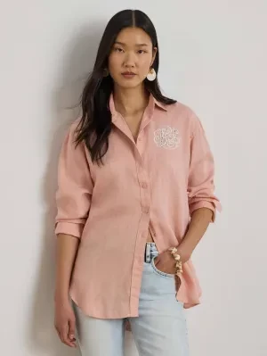 LAUREN RALPH LAUREN Lniana koszula | Loose fit