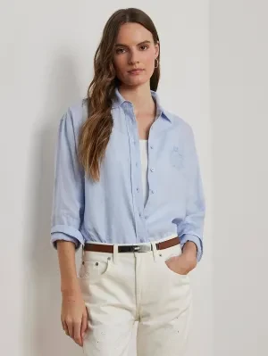 LAUREN RALPH LAUREN Lniana koszula | Oversize fit