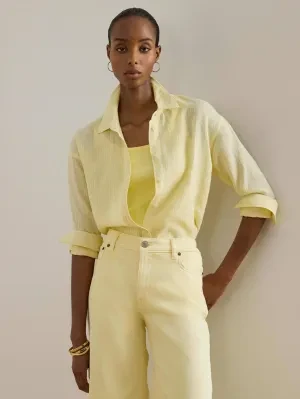 LAUREN RALPH LAUREN Lniana koszula | Regular Fit