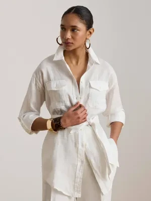 LAUREN RALPH LAUREN Lniana koszula | Regular Fit