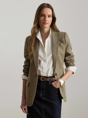 LAUREN RALPH LAUREN Lniana marynarka | Relaxed fit beżowy