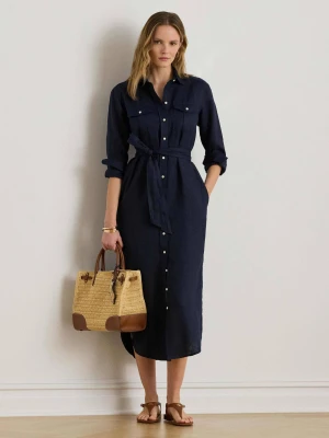 LAUREN RALPH LAUREN Lniana sukienka