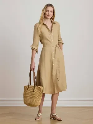 LAUREN RALPH LAUREN Lniana sukienka ADALINA