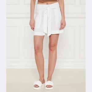 LAUREN RALPH LAUREN Lniane szorty | Regular Fit | high waist