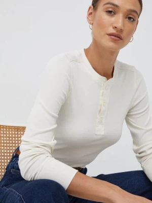 Lauren Ralph Lauren longsleeve damski kolor beżowy