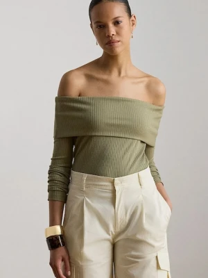 Lauren Ralph Lauren longsleeve damski z wiskozą