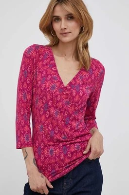 Lauren Ralph Lauren longsleeve kolor różowy