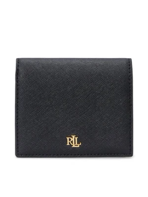 LAUREN RALPH LAUREN Mały Portfel Damski 432962112001 Czarny