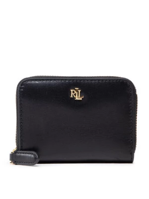 Lauren Ralph Lauren Mały Portfel Damski Sm Zip Wallet 432876729003 Czarny