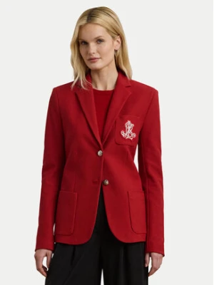 LAUREN RALPH LAUREN Marynarka 200797305026 Czerwony Slim Fit