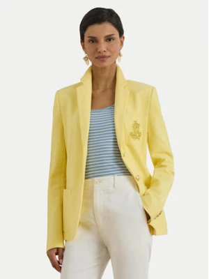 LAUREN RALPH LAUREN Marynarka 200797305031 Żółty Slim Fit