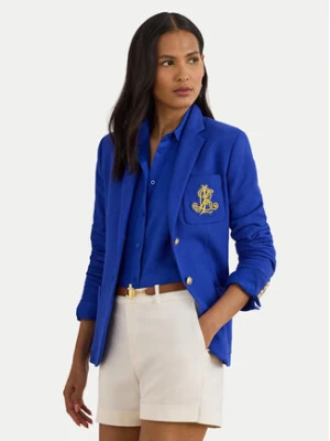 LAUREN RALPH LAUREN Marynarka 200797305032 Niebieski Slim Fit