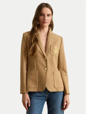 LAUREN RALPH LAUREN Marynarka 200797305501 Beżowy Slim Fit