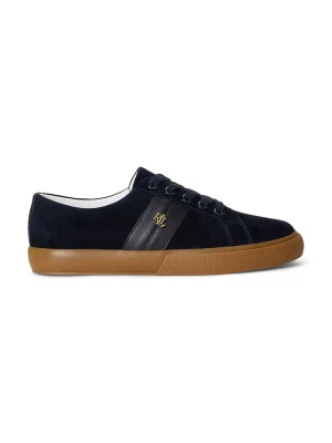 Lauren Ralph Lauren mokasyny damskie zamszowe Janson II granatowy