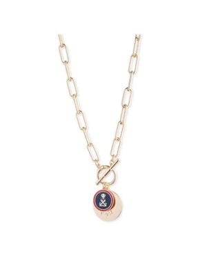 LAUREN RALPH LAUREN Naszyjnik Nk 17In Nautical Charm Pendant 14N00559 Złoty