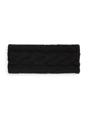 Lauren Ralph Lauren opaska z dodatkiem wełny kolor czarny 454P04490