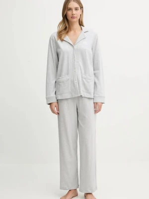 Lauren Ralph Lauren piżama bawełniana damska kolor szary bawełniana ILN92453