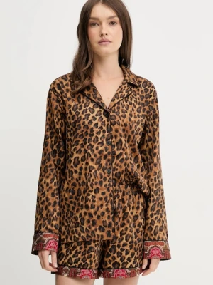Lauren Ralph Lauren piżama damska kolor brązowy ILN12460