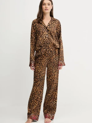 Lauren Ralph Lauren piżama damska kolor brązowy ILN92460