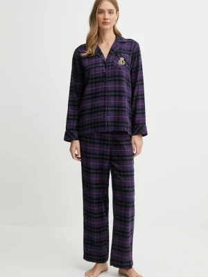 Lauren Ralph Lauren piżama damska kolor fioletowy ILN92457F