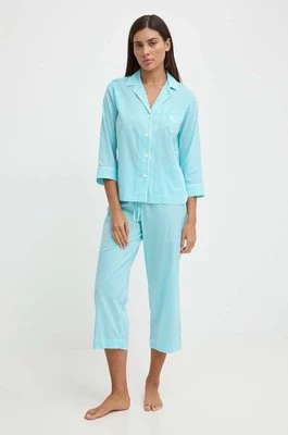Lauren Ralph Lauren piżama damska kolor niebieski ILN92327