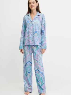 Lauren Ralph Lauren piżama damska kolor niebieski ILN92479