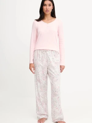 Lauren Ralph Lauren piżama damska kolor różowy ILN72448