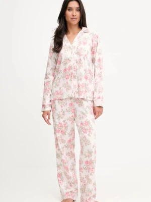 Lauren Ralph Lauren piżama damska kolor różowy ILN92441