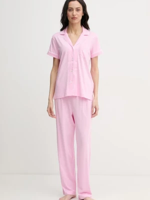 Lauren Ralph Lauren piżama dwuczęściowa damska z bawełną