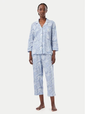 LAUREN RALPH LAUREN Piżama I819702 Niebieski jasny Regular Fit