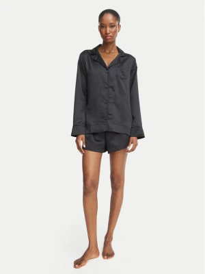 LAUREN RALPH LAUREN Piżama ILN12321 Czarny Regular Fit