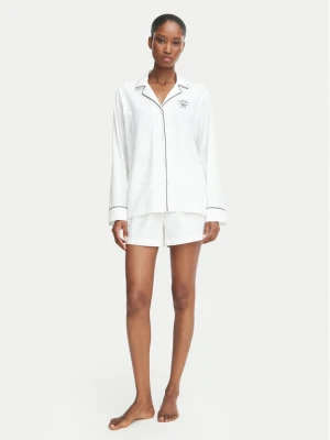 LAUREN RALPH LAUREN Piżama ILN12545 Biały Regular Fit