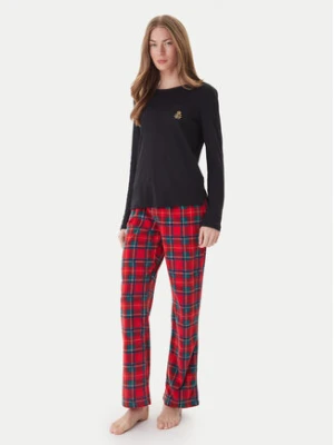 LAUREN RALPH LAUREN Piżama ILN72458F Zielony Regular Fit