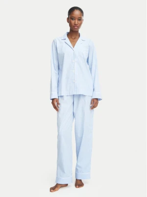 LAUREN RALPH LAUREN Piżama ILN92315 Niebieski jasny Regular Fit