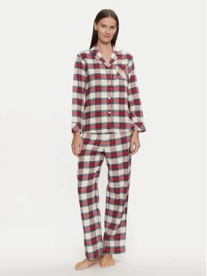 LAUREN RALPH LAUREN Piżama ILN92374F Beżowy Relaxed Fit