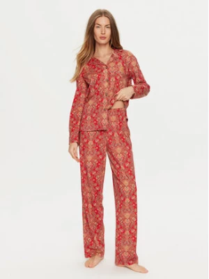 LAUREN RALPH LAUREN Piżama ILN92383F Écru Relaxed Fit