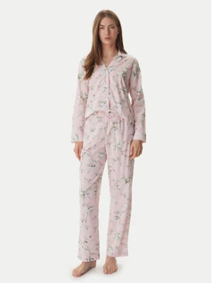LAUREN RALPH LAUREN Piżama ILN92493 Różowy Relaxed Fit