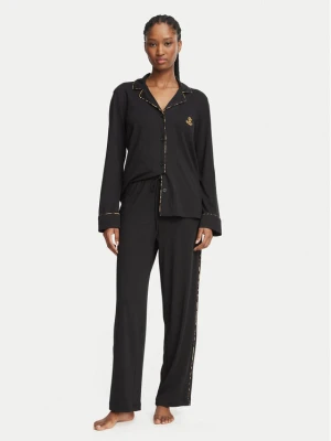 LAUREN RALPH LAUREN Piżama ILN92561F Czarny Regular Fit
