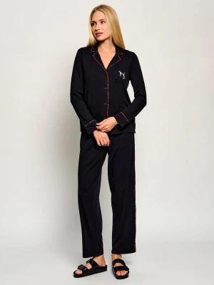 LAUREN RALPH LAUREN Piżama | Regular Fit czarny