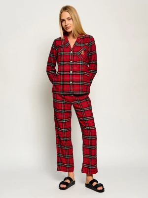 LAUREN RALPH LAUREN Piżama | Regular Fit czerwony