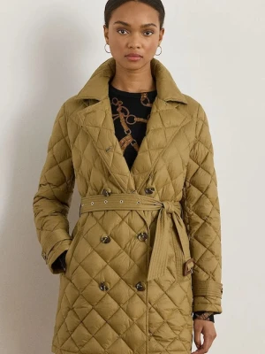 Lauren Ralph Lauren płaszcz kolor brązowy 297979514
