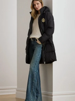 Lauren Ralph Lauren płaszcz kolor czarny 297P04126