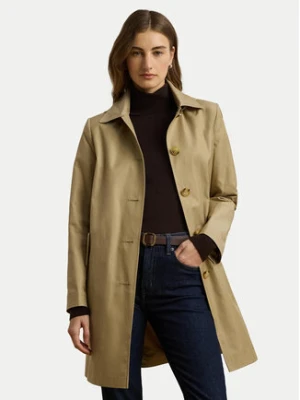 LAUREN RALPH LAUREN Płaszcz przejściowy 297967121002 Beżowy Straight Fit
