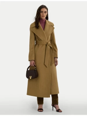 LAUREN RALPH LAUREN Płaszcz wełniany 297962169002 Beżowy Regular Fit