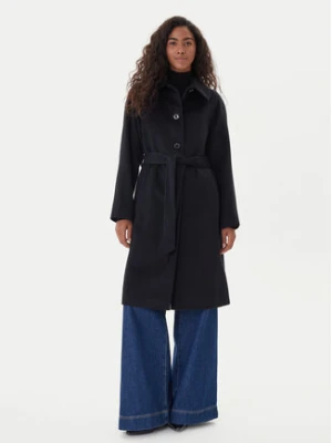 LAUREN RALPH LAUREN Płaszcz wełniany 297P04140001 Czarny Regular Fit