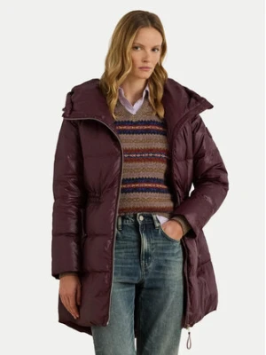 LAUREN RALPH LAUREN Płaszcz zimowy 297P04101002 Bordowy Regular Fit
