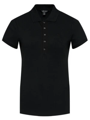 LAUREN RALPH LAUREN Polo 200679219003 Czarny Regular Fit